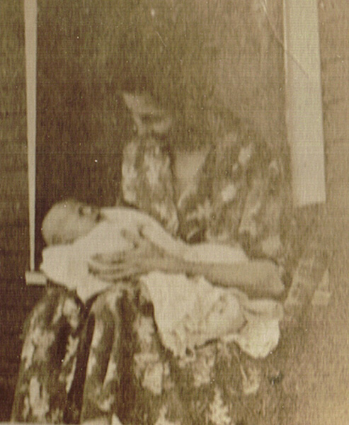 Elizabeth DeCoster with son Richard J.